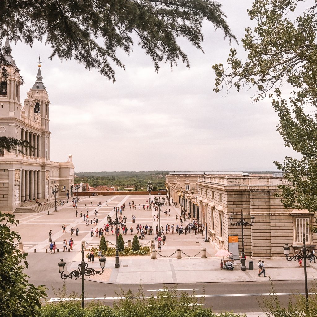 the Royal Palace in Madrid, Spain