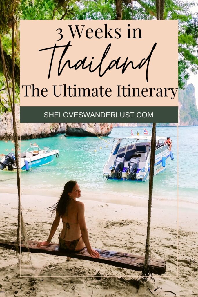 3 Weeks in Thailand The Ultimate Itinerary Pin