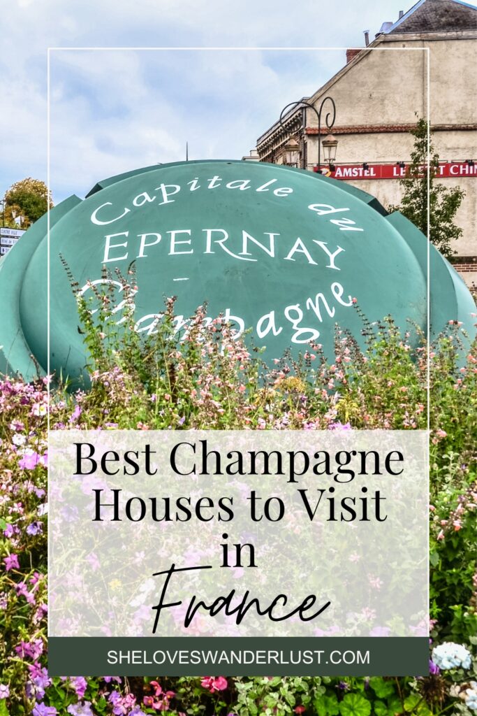 Best Champagne Houses to Visit in France Pin