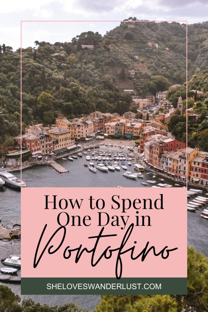 How to Spend One Day in Portofino Pin