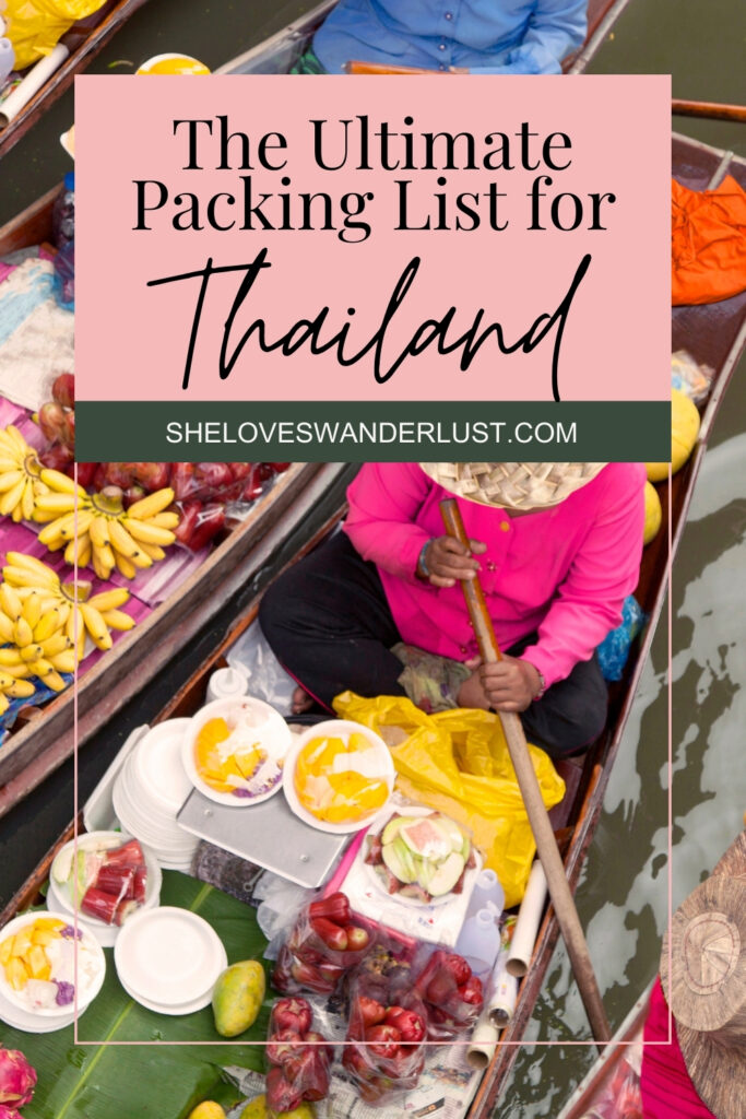 The Ultimate Packing List for Thailand Pin